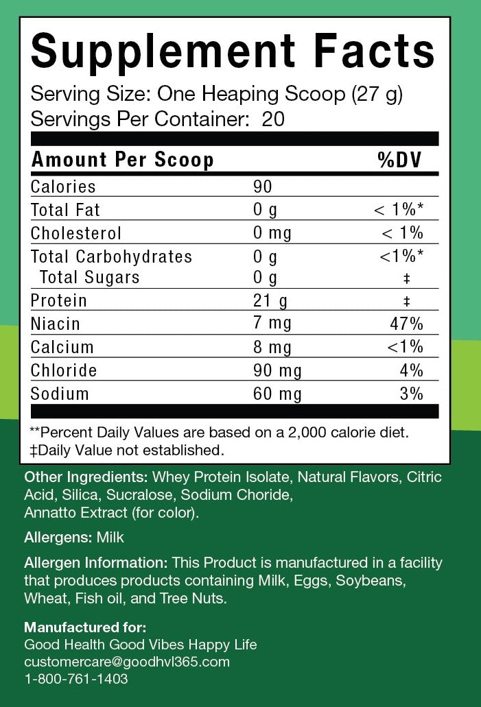 Clear Isolate Protein- Tropical Sunrise