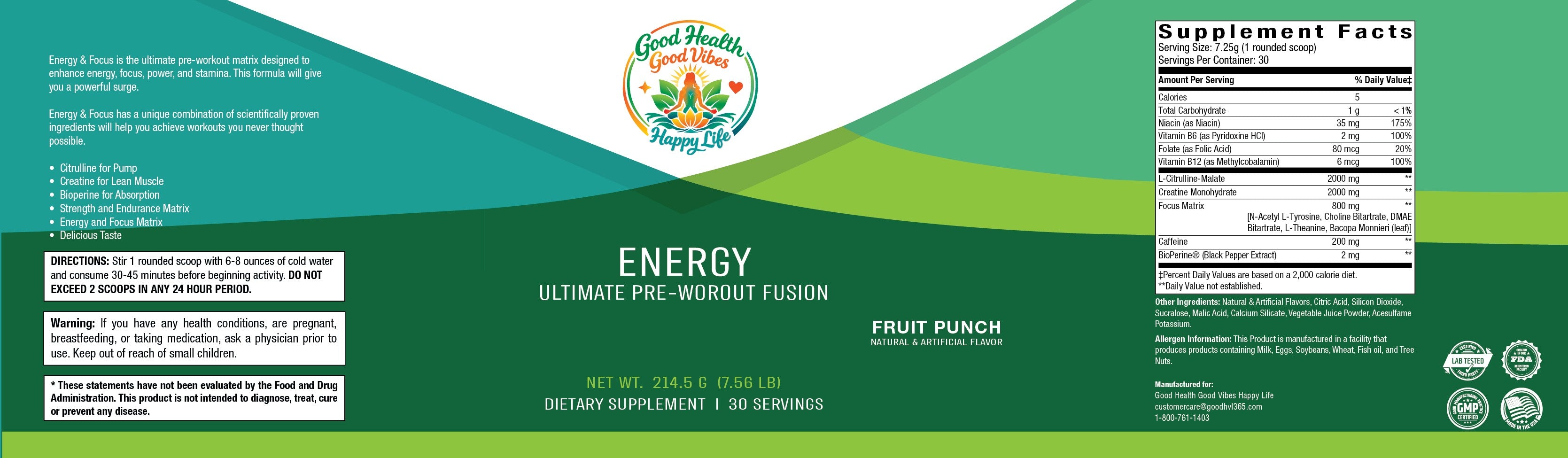 Energy Ultimate Pre-Workout