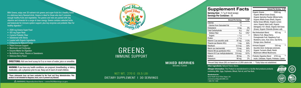 Greens Immune Support