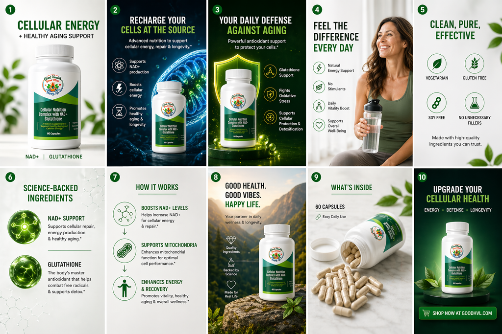 Cellular Nutrition Complex with NAD + Glutathione