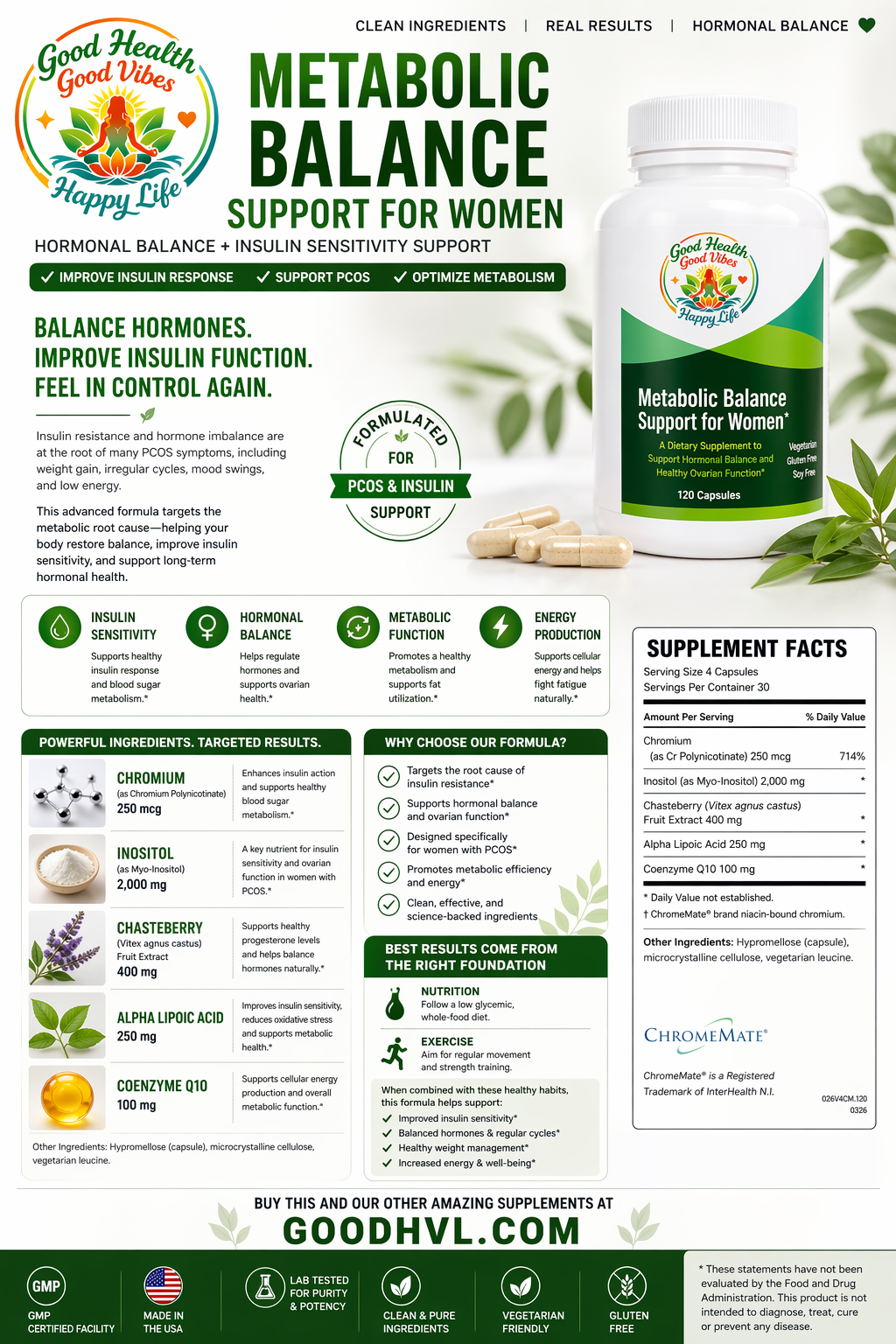 Metabolic Balance Support for Women